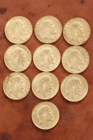10 pièces Souverain Edouard VII or