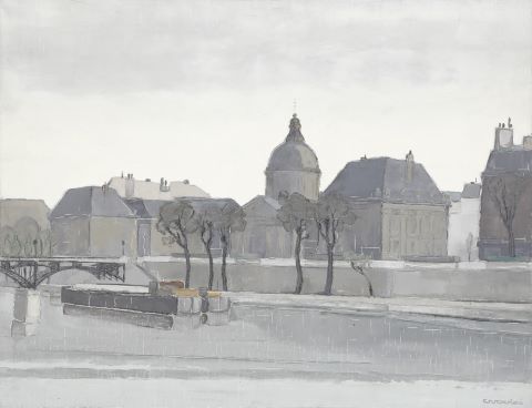Le Pont des Arts et l’Institut de France, Paris