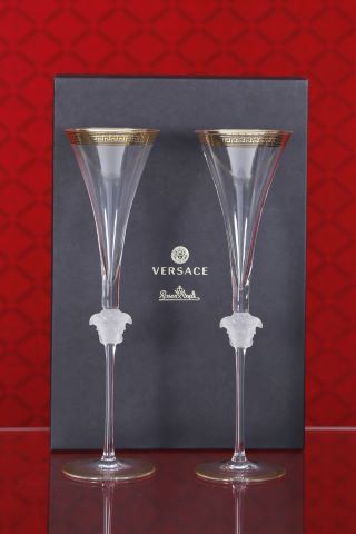 2 flûtes à Champagne Medusa