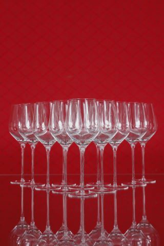 16 verres à vin rouge de Bordeaux, collection Fuga-lisse