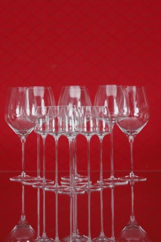 6 verres à Riesling et 6 verres à Grappa, collection…