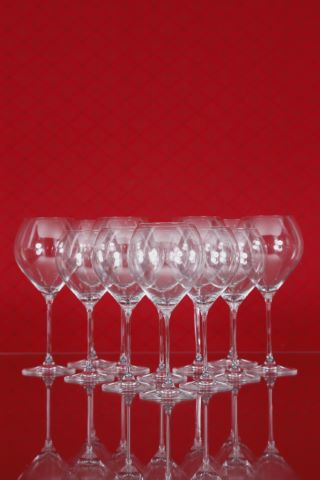 6 verres à vin rouge de Bourgogne Grand Cru et…