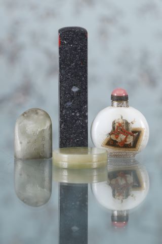 Ensemble d’objets de lettré