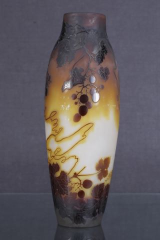 Établissement Gallé Grand vase à corps ovoïde