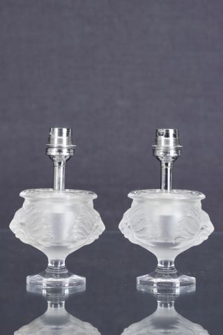 Paire de pieds de lampe (vases transformés)