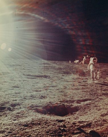 Alan Bean à proximité du module lunaire, Apollo 12