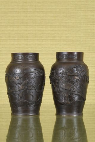 Japon Paire de vases