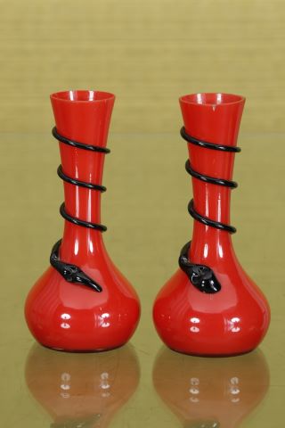 Paire de vases soliflores