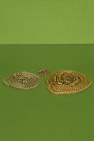 2 chaînes de montres de poche