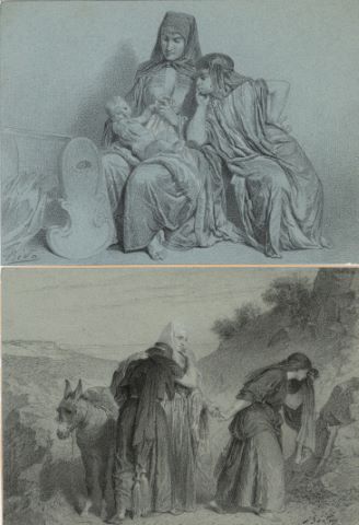 Alexandre Bida (1813-1895) 2 scènes...
