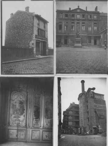 Environ 28 tirages photographiques anciens figurant des vues de Paris…