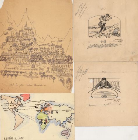 8 dessins divers