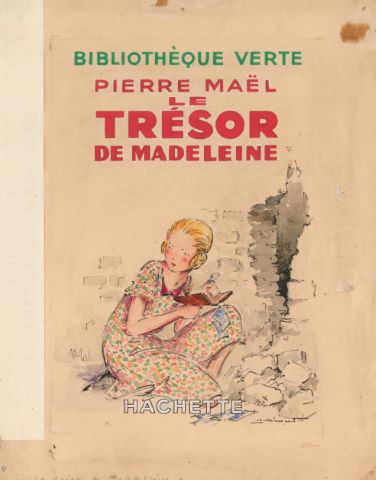 Le Trésor de Madeleine de Pierre Maël, maquette de couverture