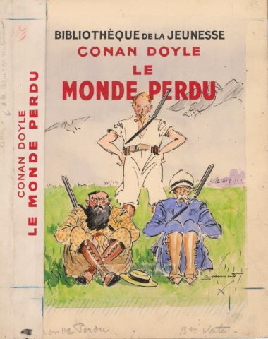 Le Monde perdu de Conan Doyle, maquette de couverture