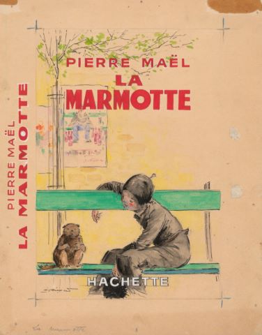 André Pécoud (1880-1951) La Marmotte de Pierre...