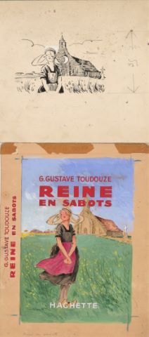 Reine en sabots de G. Gustave Toudouze, maquette de couverture