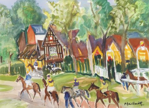 Pierre Gaillardot (1910-2002) Au Paddock