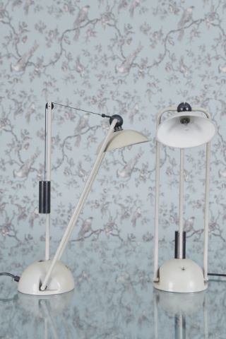 Paire de lampes industrielles