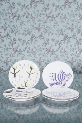 Suite de 6 assiettes