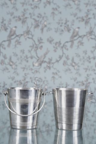 2 seaux à glace de style Art Déco