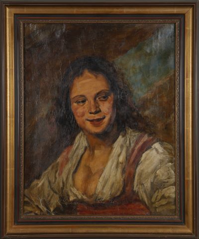 D’après Frans Hals (1580-1666) La Bohémienne