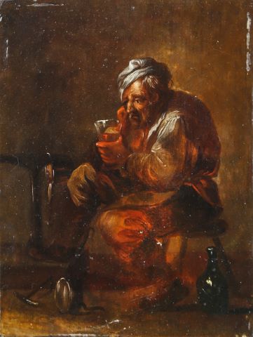 Chaudronnier au verre de vin