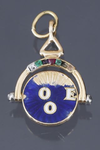 Cartier Pendentif “I love you” tournant