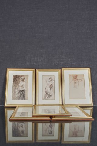 Ensemble de 6 dessins