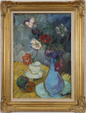 Nature morte à la tasse et au bouquet