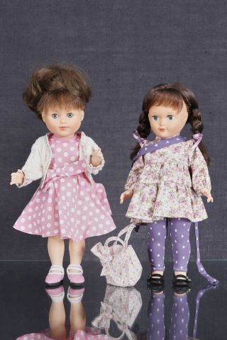 2 poupées, modèles Francette & Marie-Françoise