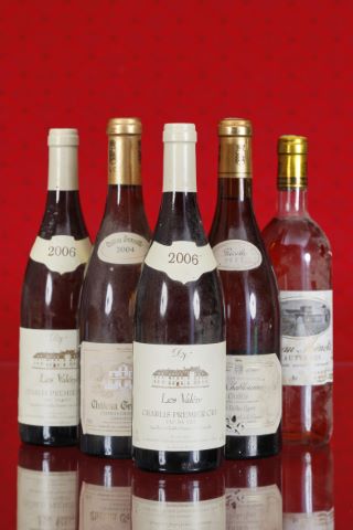 4 bouteilles de Chablis + 1 bouteille de Sauternes