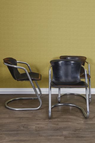 Willy Rizzo (1928-2013) 3 chaises de salon
