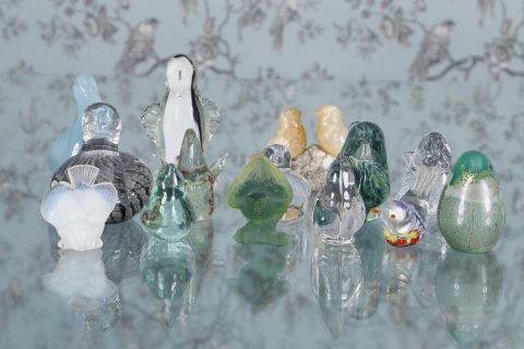 14 oiseaux miniatures
