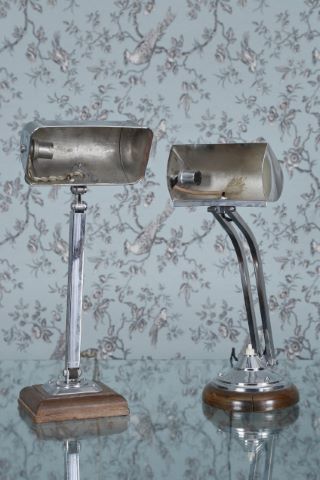 2 lampes de bureau