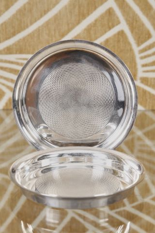 Paire de dessous de bouteille