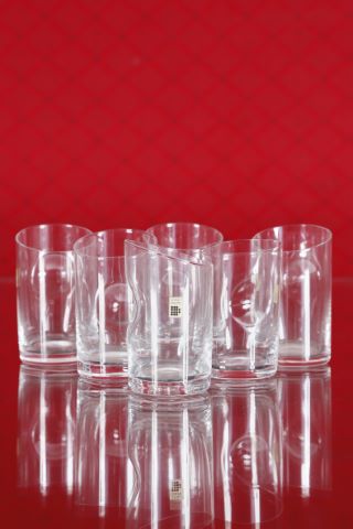Suite de 6 verres à eau