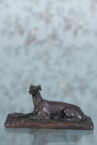 Christophe Fratin (1801-1864) Lévrier assis