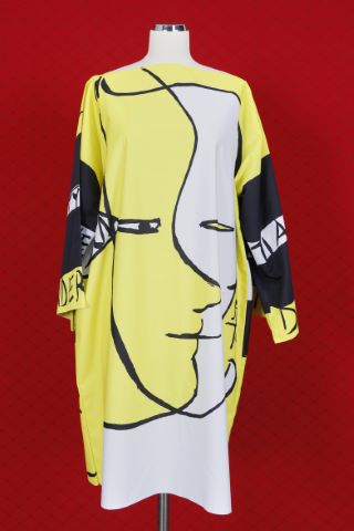 Robe tunique, modèle All Over, série des Fantômes