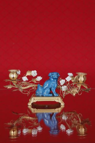 Candélabre au chien de Fô