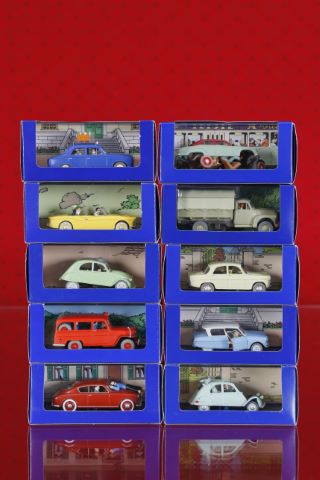 10 pièces “En voiture Tintin”
