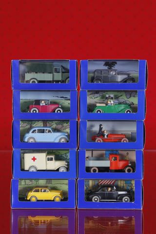 10 pièces “En voiture Tintin”