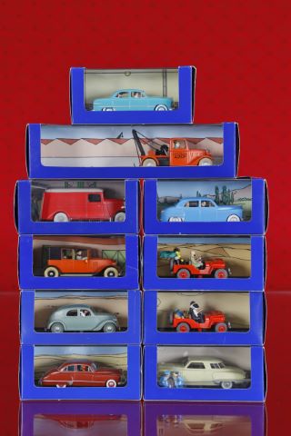 10 pièces “En voiture Tintin”