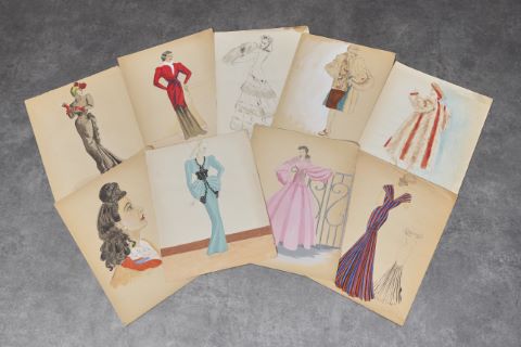 9 dessins de mode