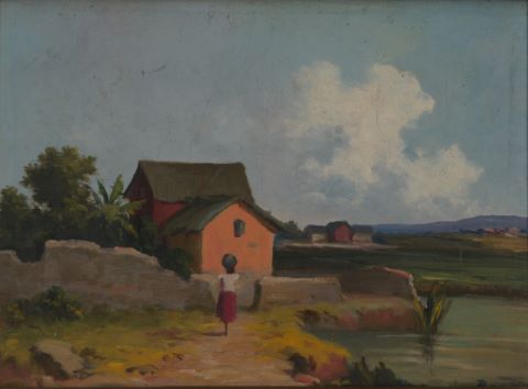 Rakoto (XXe siècle) Paysages exotiques [3 œuvres]