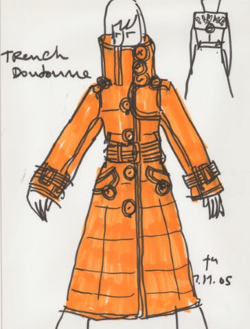 Trench doudoune