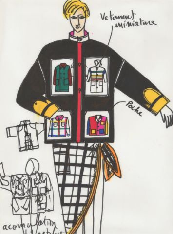 Accumulation de vêtements