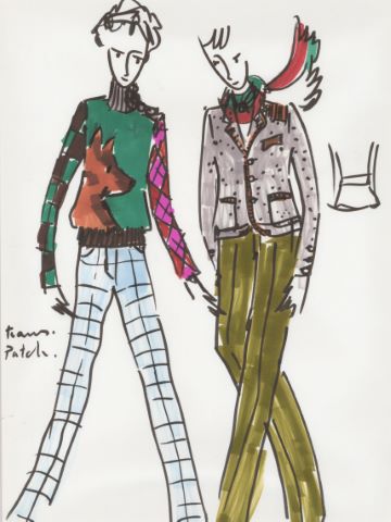 Étude de vêtements