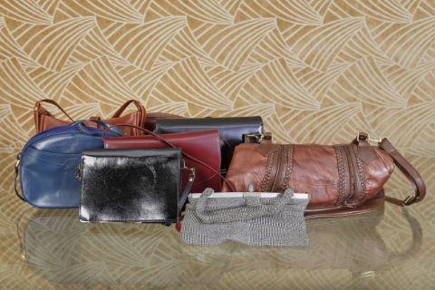 Pourchet et divers Ensemble de 8 sacs à main