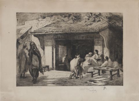 Café arabe à Tunis