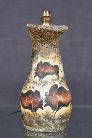 André Quiron (XXe siècle) Pied de lampe